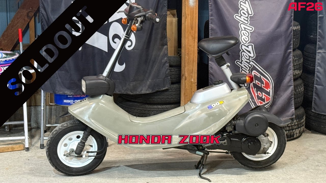sold out】(茨城より) -KM AF26 HONDA ZOOK グレー ホンダ ズーク 2
