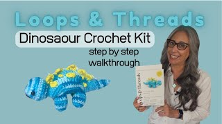 🦕 Loops & Threads Dinosaur Crochet Kit | Step-by-Step Beginner-Friendly Tutorial 🧶 Information
