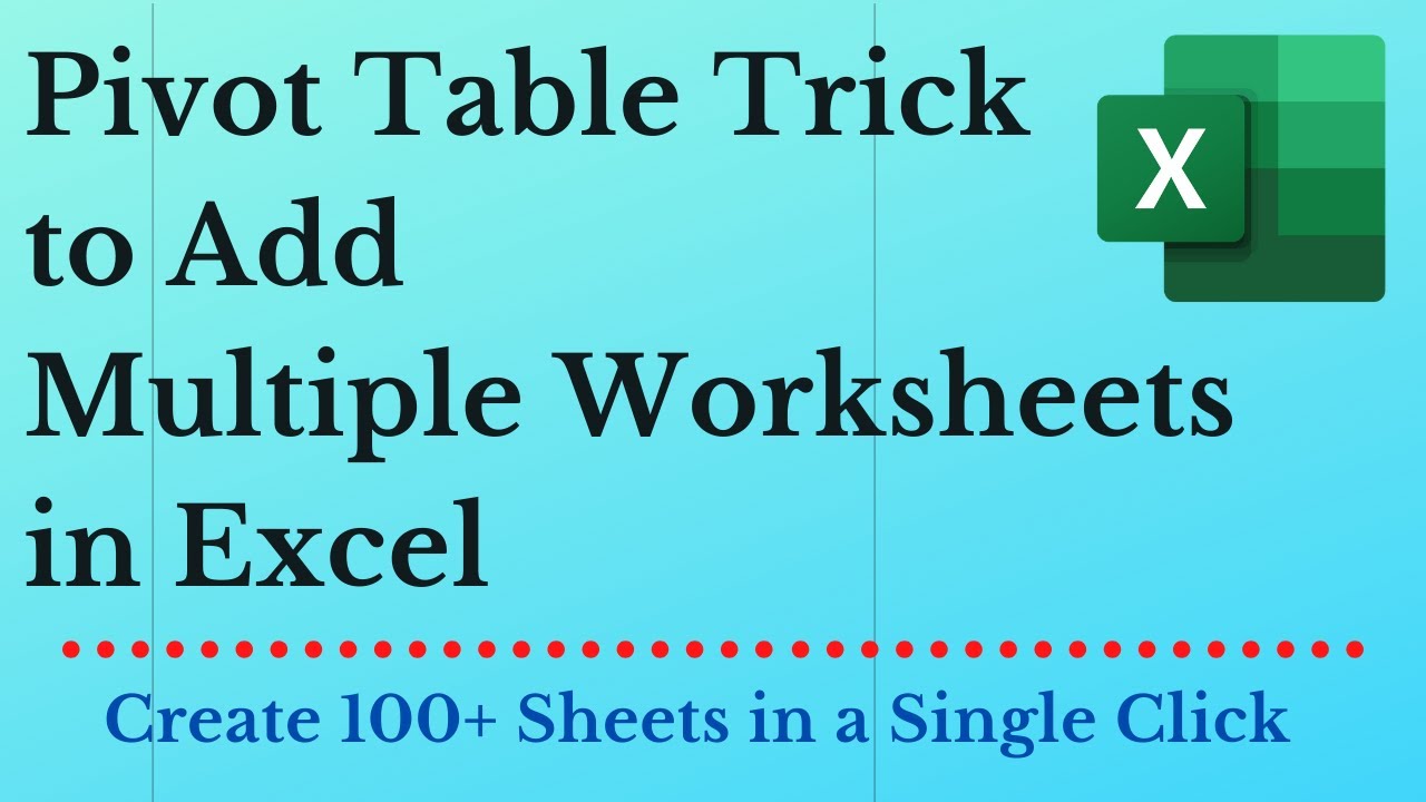 pivot-table-trick-to-add-multiple-sheets-in-excel-youtube