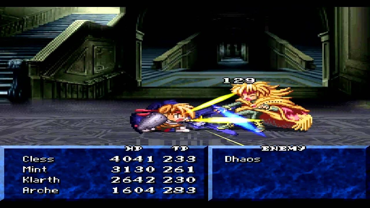 Tales of Phantasia (PSX) Dhaos Battle - YouTube