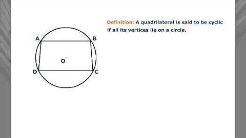 Cyclic quadrilateral