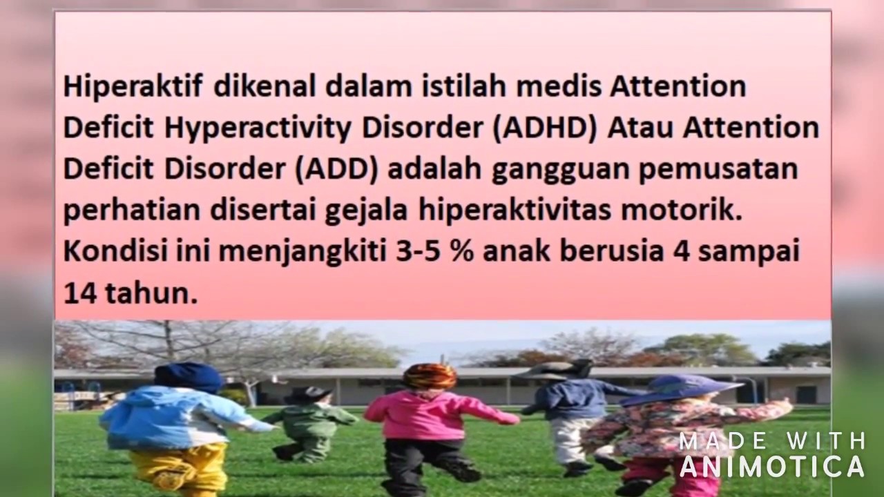 Kenali Anak Hiperaktif sejak dini, lihat ciri-ciri anak ...