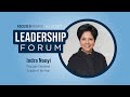 Leadership Forum: Indra Nooyi, Former CEO of PepsiCo
