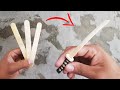 Make a mini katana with popsicle stick  japanese samurai sword  miniature