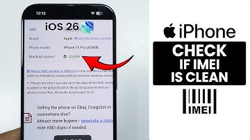 [iOS 26] How to Check If iPhone IMEI is Clean or Blocked? (IMEI Blacklisted Checker)