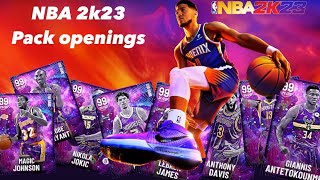 NBA 2k23 pack opening dark matter and others