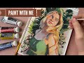 Paint with me | holbein gouache painting process