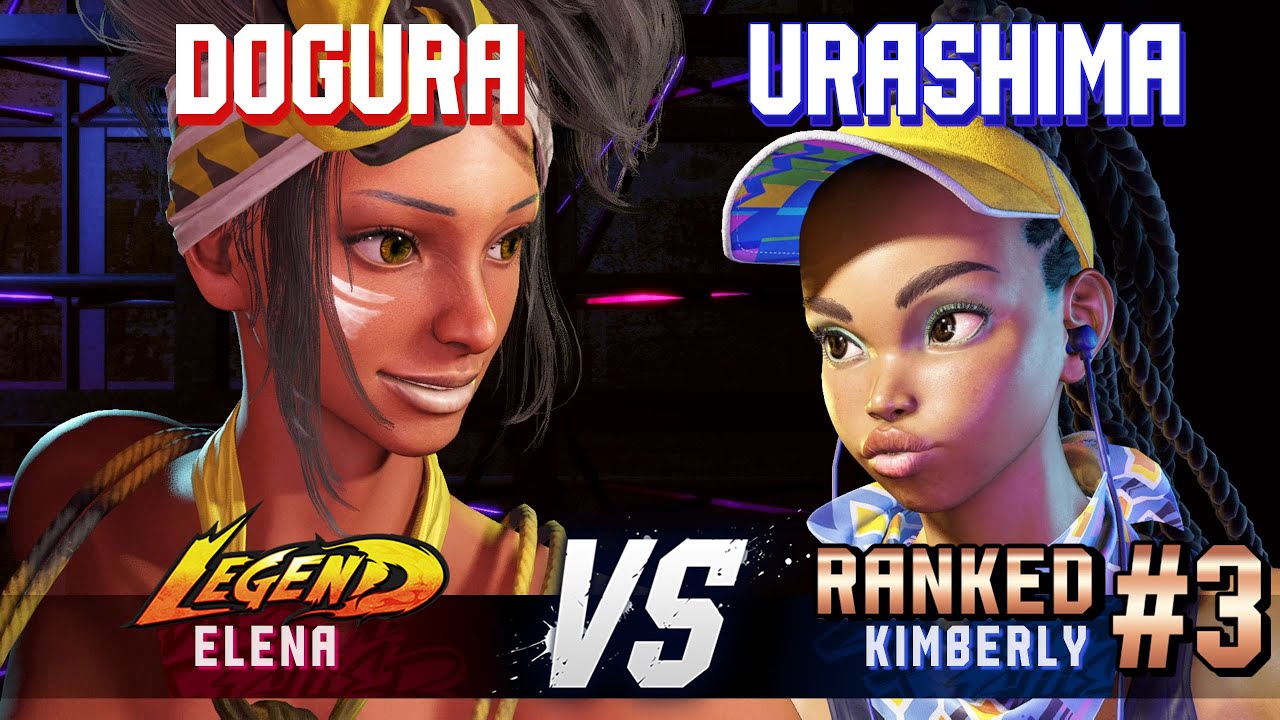 SF6 ▰ DOGURA (Elena) vs URASHIMA (#3 Ranked Kimberly) ▰ High Level Gameplay