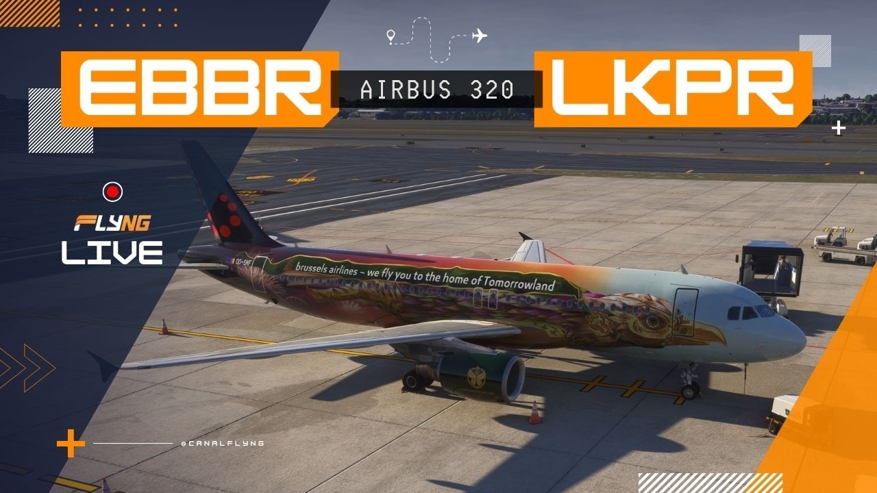 🔴Operação Real - EBBR - LKPR | Airline Pilot - 4k