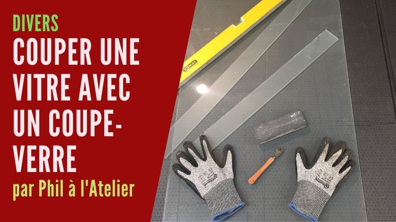 Couper une vitre avec un coupeverre YouTube — free download