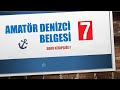 Amatör Denizci Belgesi Sınav Soru Kitapçığı 7