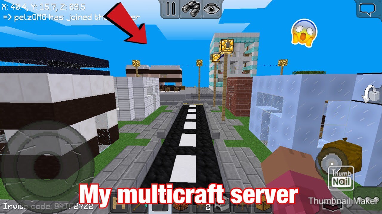 MultiCraft Trying Out AWESOME MULTICRAFT Multiplayer-SERVERS in MultiCraft!  (EPIC) 