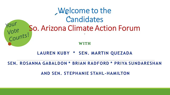 So. AZ Climate Action Forum