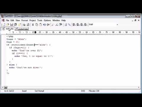 Beginner PHP Tutorial   8   Indentation   YouTube