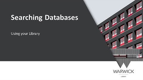 Searching Databases
