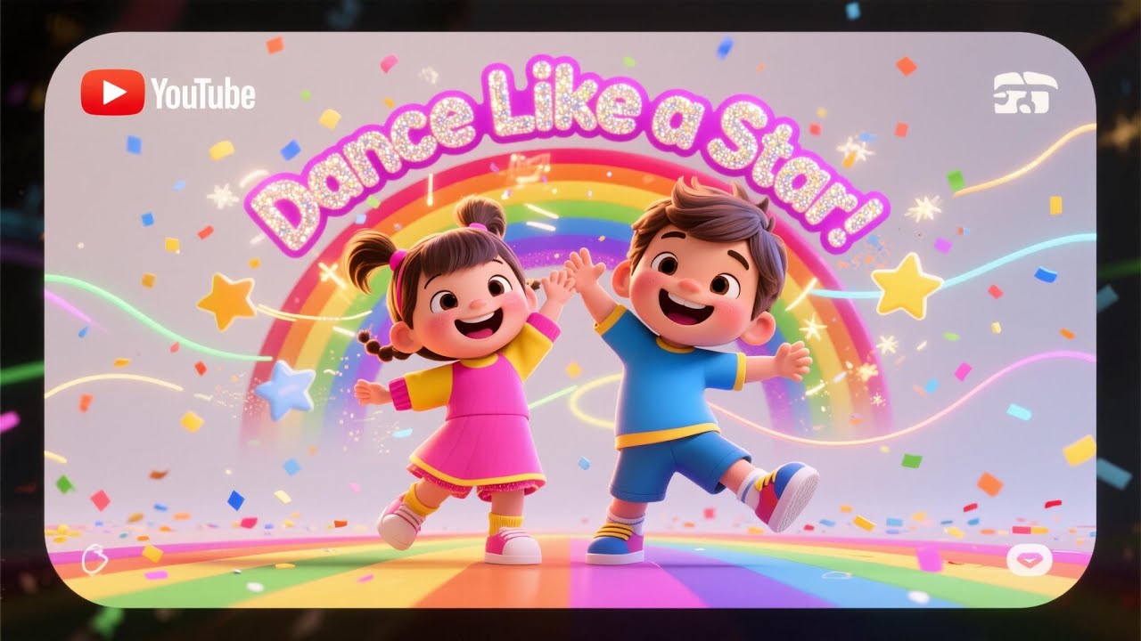 Dance Like a Star! 🌟 Fun Kids Dance Poem | Sweetoons Nursery Rhyme