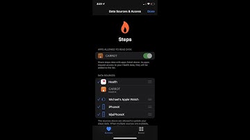 iOS 13 Re Activate CARROT to Read Apple Health Steps data