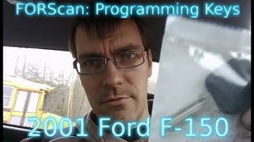 Programming New Keys for my 01 Ford F-150 with FORScan (Cheaper & easier than a trip to the Dealer!)