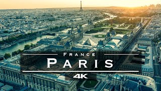Paris, France 🇫🇷 - by drone [4K]