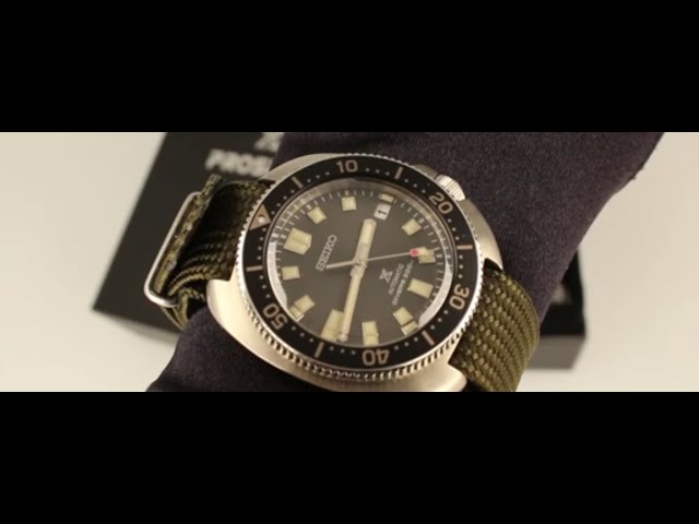 NEW | Seiko Prospex 1970 Recreation Captain Willard Diver's Sapphire  Automatic Turtle Watch SPB237J1 - YouTube