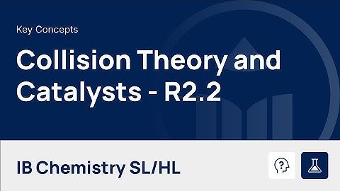 Collision Theory and Catalysts [IB Chemistry SL/HL]