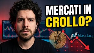 I mercati USA non reggono | Bitcoin crolla