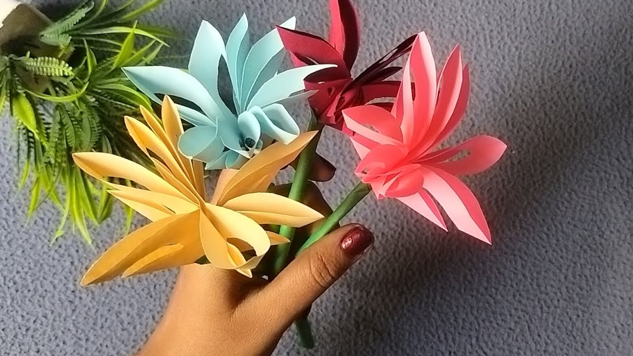 simple and beautiful paper flower