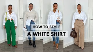 HOW TO STYLE A WHITE BUTTON DOWN SHIRT