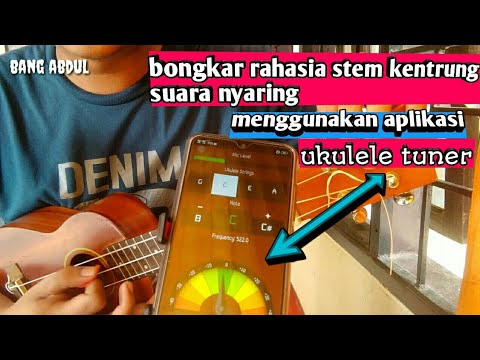 Cara menyetem gitar ukulele senar 4
