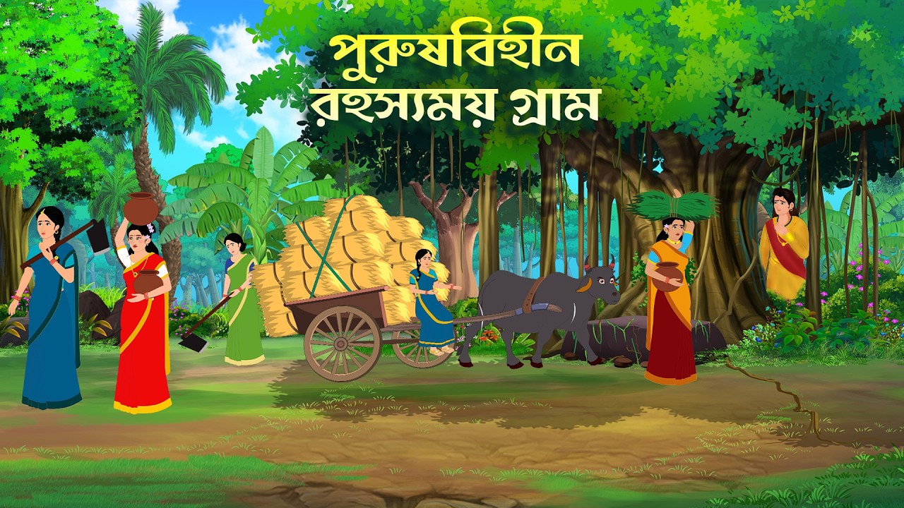 পুরুষবিহীন রহস্যময় গ্রাম | | Bangla story | bangla cartoon | Bengali Fairy Tales Cartoon