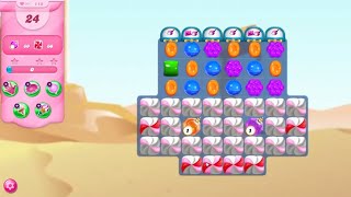 Candy Crush Saga LEVEL 112 NO BOOSTERS (OLD VERSION with Countdown Crystals) screenshot 1