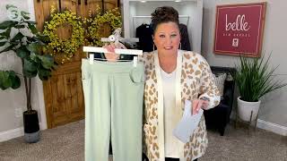 Belle by Kim Gravel Luxe French Terry Capri Pants on QVC