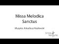 Sanctus missa melodica