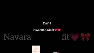 Beautiful Navarathri outfit Day-3💞 subscribe for more Ideas🎀💖#navaratri #halfsaree #yt #outfitideas