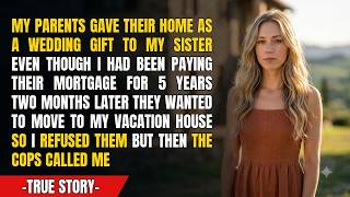 My Parents Gave Their Home As A Wedding Gift To My Sister, Even Though I Had Been Paying Their......