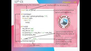 TN 12th STD CS Chapter 14 Importing  C++ files in python (Part 3 How to use module in Python? )