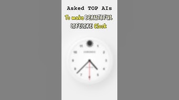 TOP AIs Making Lifelike Beautiful Clock | ChatGPT, GROK 3, Gemini 2.5 Pro & Claude 3.7 sonnet