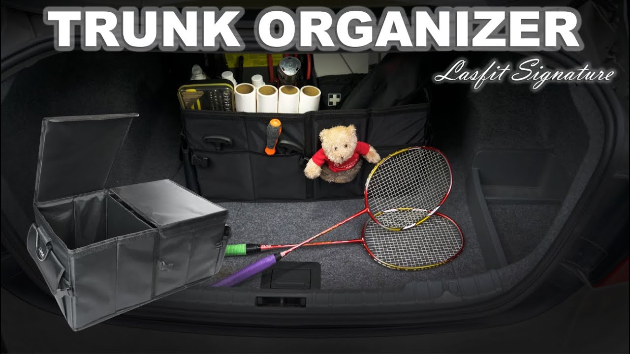 Golf Trunk Organizer Removable Divider Storage Box Non Slip