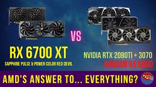 Red Devil RX 6800 XT vs. Reference RX 6700 XT, RTX 3070 & 3060 Ti