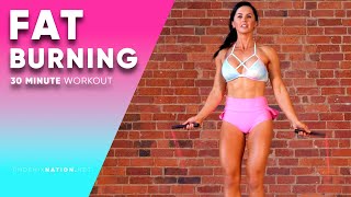 FAT BURNING | 30 MINUTE JUMP ROPE WORKOUT