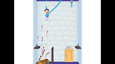 Easy way to solve level #125#126of rescue cut