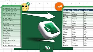 Master How to Quickly Split Names in Excel Using this Shortcut in Less than a Minute.