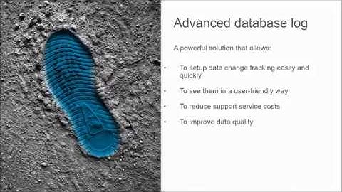 Advanced database log: presentation