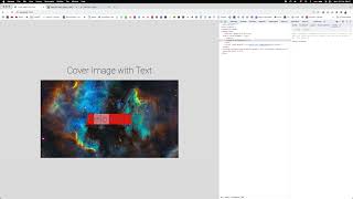 Understanding Cover Image with Alignable Text Using only HTML & CSS