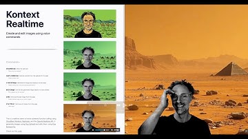 Kontext Realtime: Create and edit images using voice commands