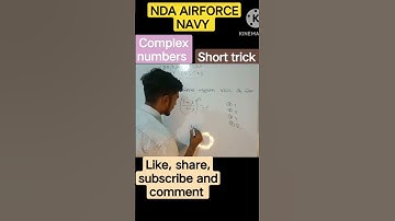 complex numbers short trick for NDA AIRFORCE NAVY
