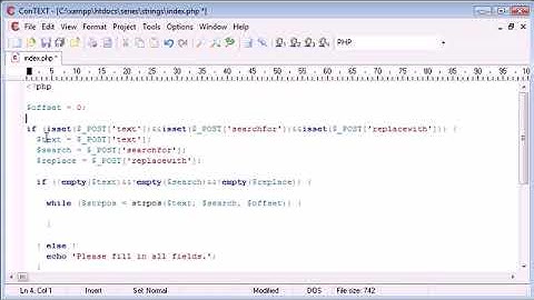 Beginner PHP Tutorial   56   Creating a Find and Replace Application Part 3