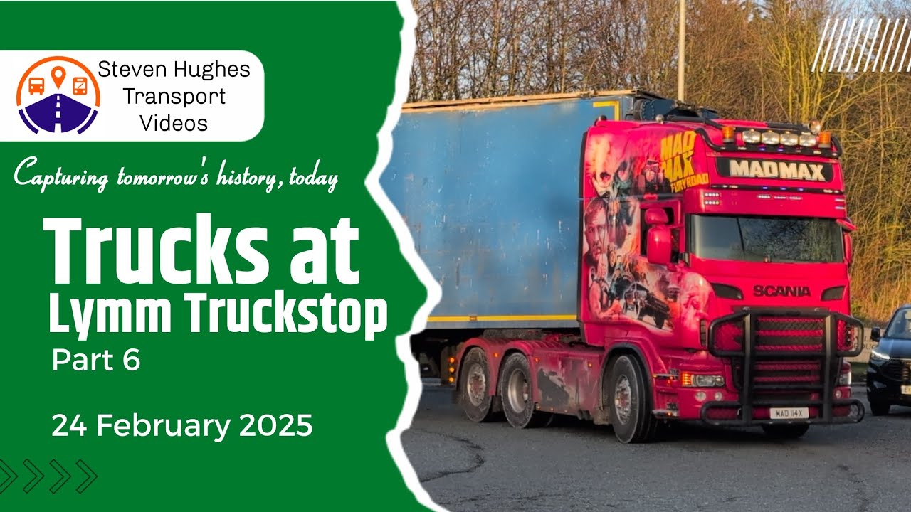Truck Spotting at Lymm Truckstop Part 6 24 February 2025