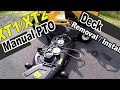 Cub Cadet XT1 and XT2 deck removal - with manual PTO