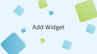 Inistate Features - Add Widget